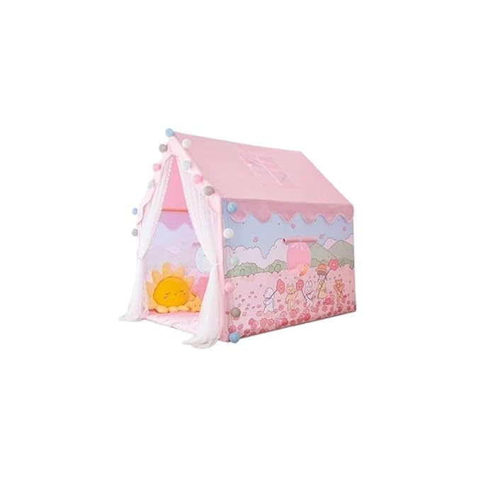 Colorfull and Extremely Light Weight Indoor and Outdoor Kids Play Tent House for 10 Year Old Girls and Boys Childrens, Multi, Tent House Theme (P CITY)